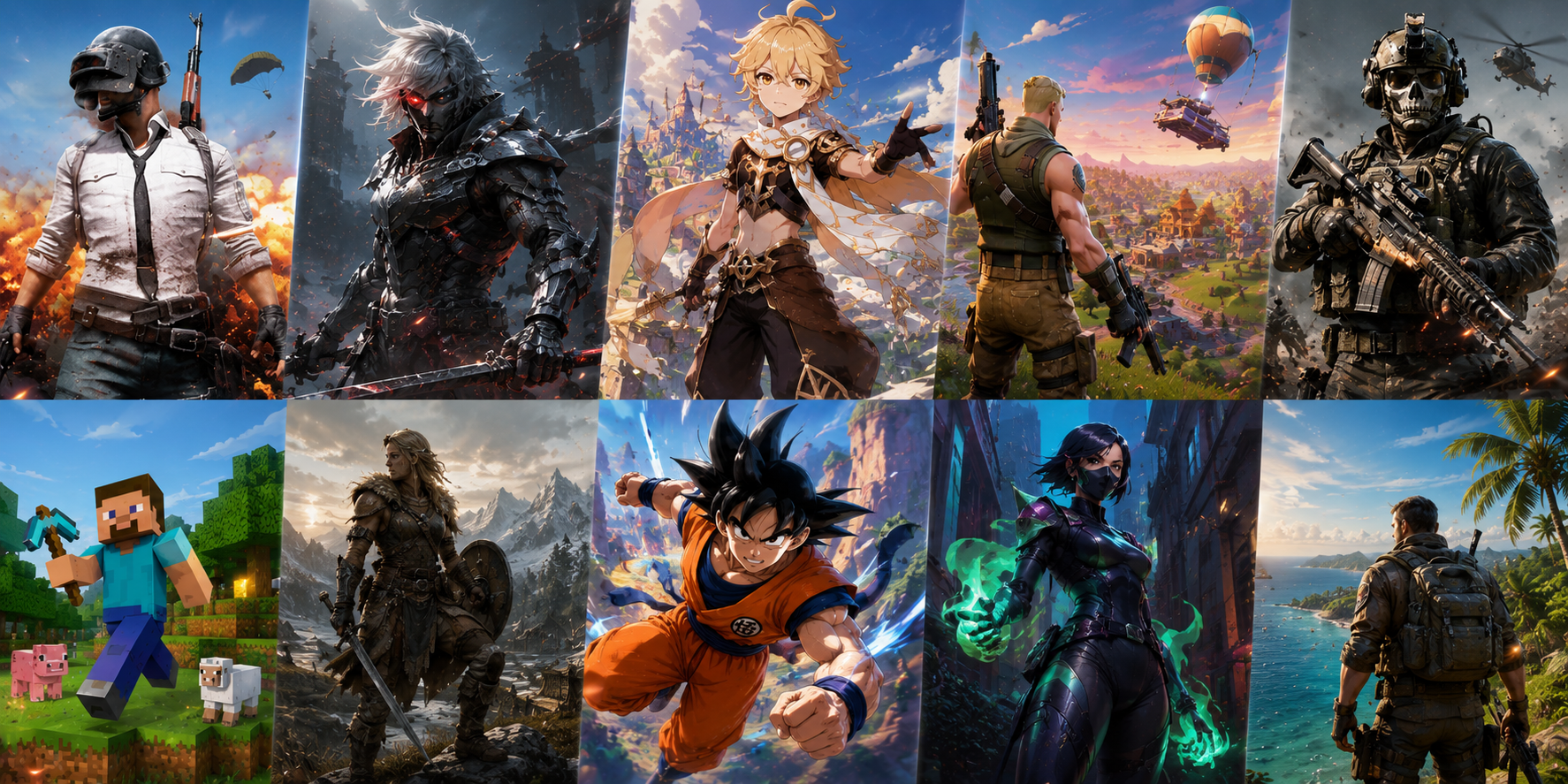 10 game terpopuler Saat ini Rekomendasi untuk kita mainkan dengan tampilan game modern